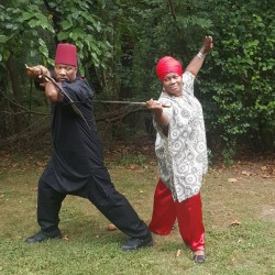 Traditional Moorish Sword play