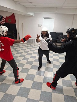 Adult sparring